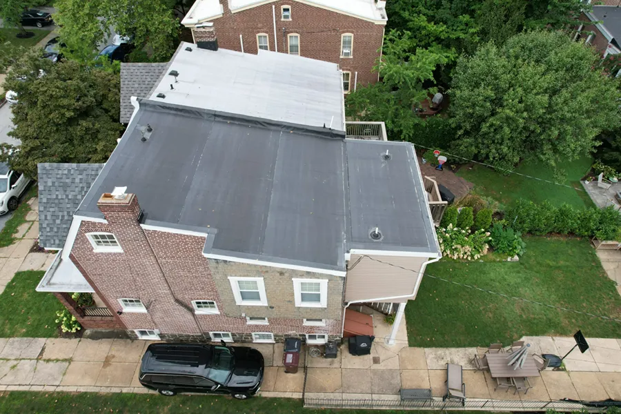 residential flat roof installation
