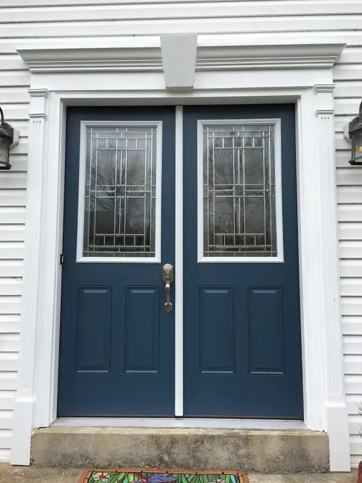 new two sided front door